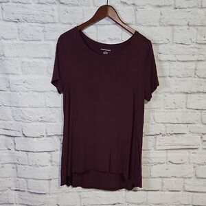 Amazon Essentials Purple Relaxed Tunic Top